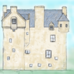 Baltersan castle sketch